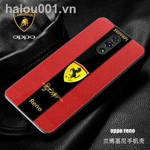 Ốp Điện Thoại Cá Tính Cho Oppo Reno2Z A93 Lamborghini Reno5 A55 Ferrari Reno Porsche R17