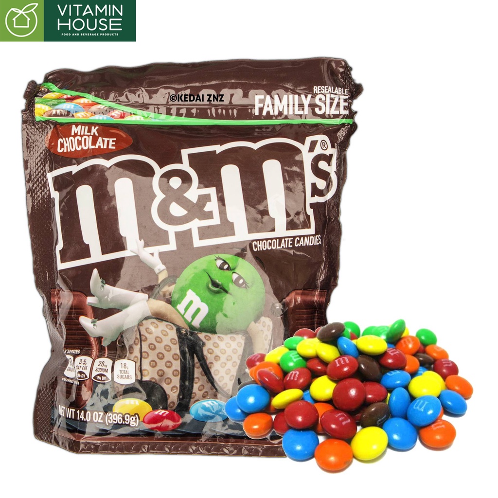 Socola Sữa M&amp;M Milk Choco 396.9g - Vitamin House