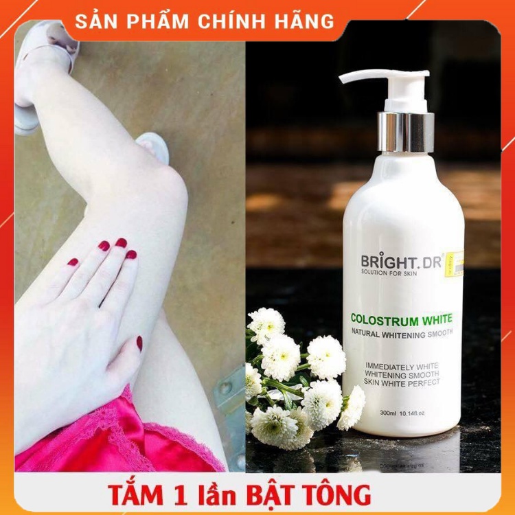 Tắm Trắng, Sữa Tắm Trắng Da BRIGHT DOCTOR Giúp Làn Da Trắng Sáng Mịn Màng Chai 300ml - Hàng Chính Hãng