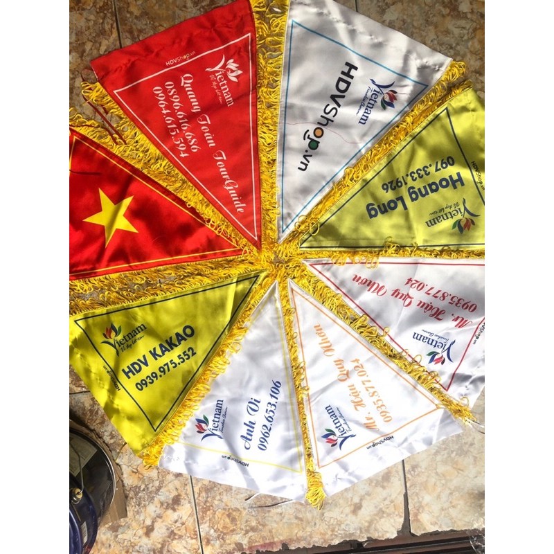 cờ dẫn tour cho hdv