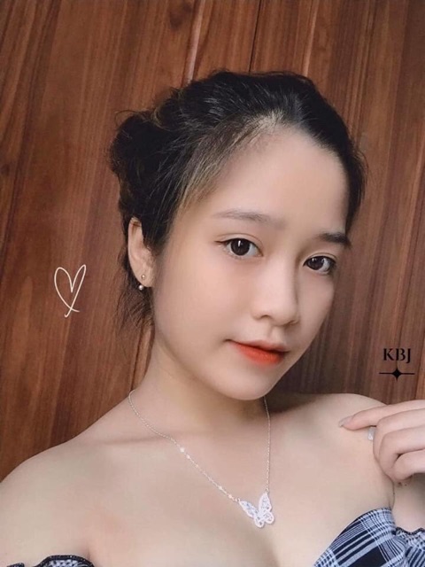 DÂY CHUYỀN MẶT BƯỚM ĐÍNH ĐÁ SIÊU XINH - TRANG SỨC BẠC
