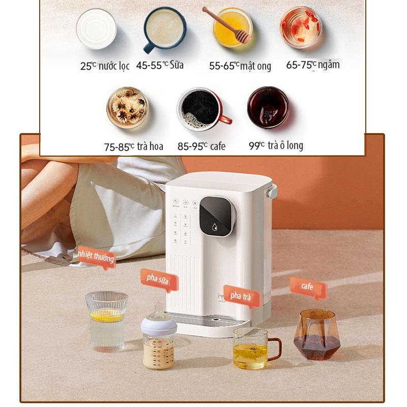 Máy Đun Nước Nóng Xiaomi Máy Làm Nước Nóng JMEY T2 Thông Minh Tức Thời, Ấm Siêu Tốc, Bình Đựng Nước Nóng