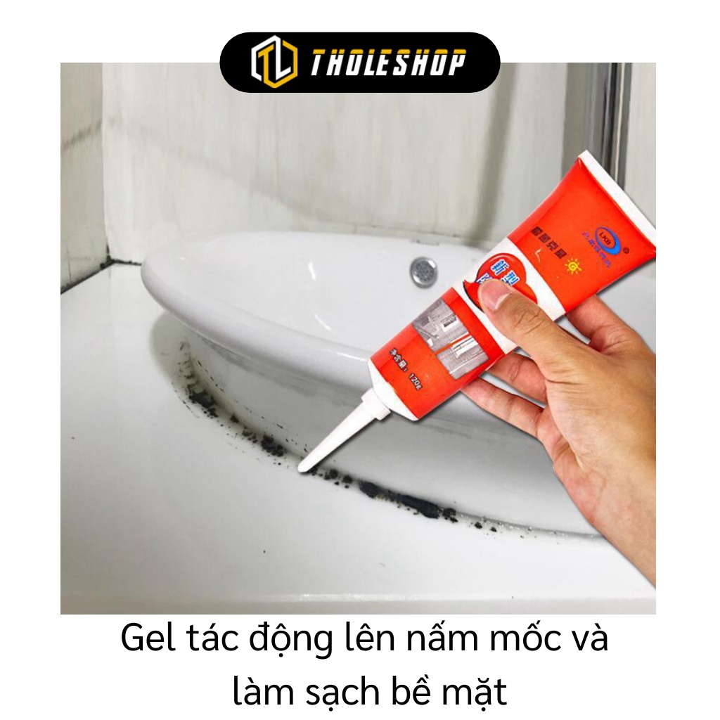 Gel Tẩy Mốc - Gel Tẩy Trắng Đa Năng 120gram Lau Chùi Nấm Mốc Bám Sâu Từng Kẽ Hở 6331