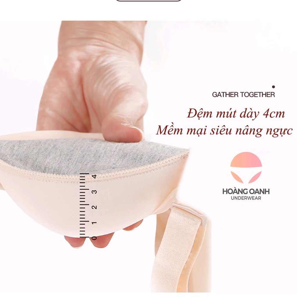 Áo ngực Hoàng Oanh Underwear, áo lót đệm dày không gọng siêu nâng đẩy mã 6622 | BigBuy360 - bigbuy360.vn