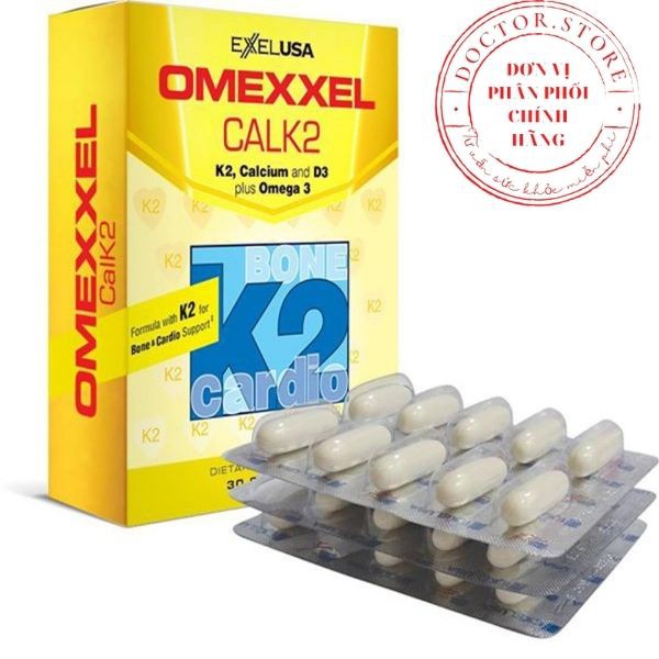 Canxi, Vitamin D3, Vitamin K, Đặc Biệt Chứa Omega 3, Dạng Viên Nang Dễ Hấp Thu, Xuất Xứ Mỹ