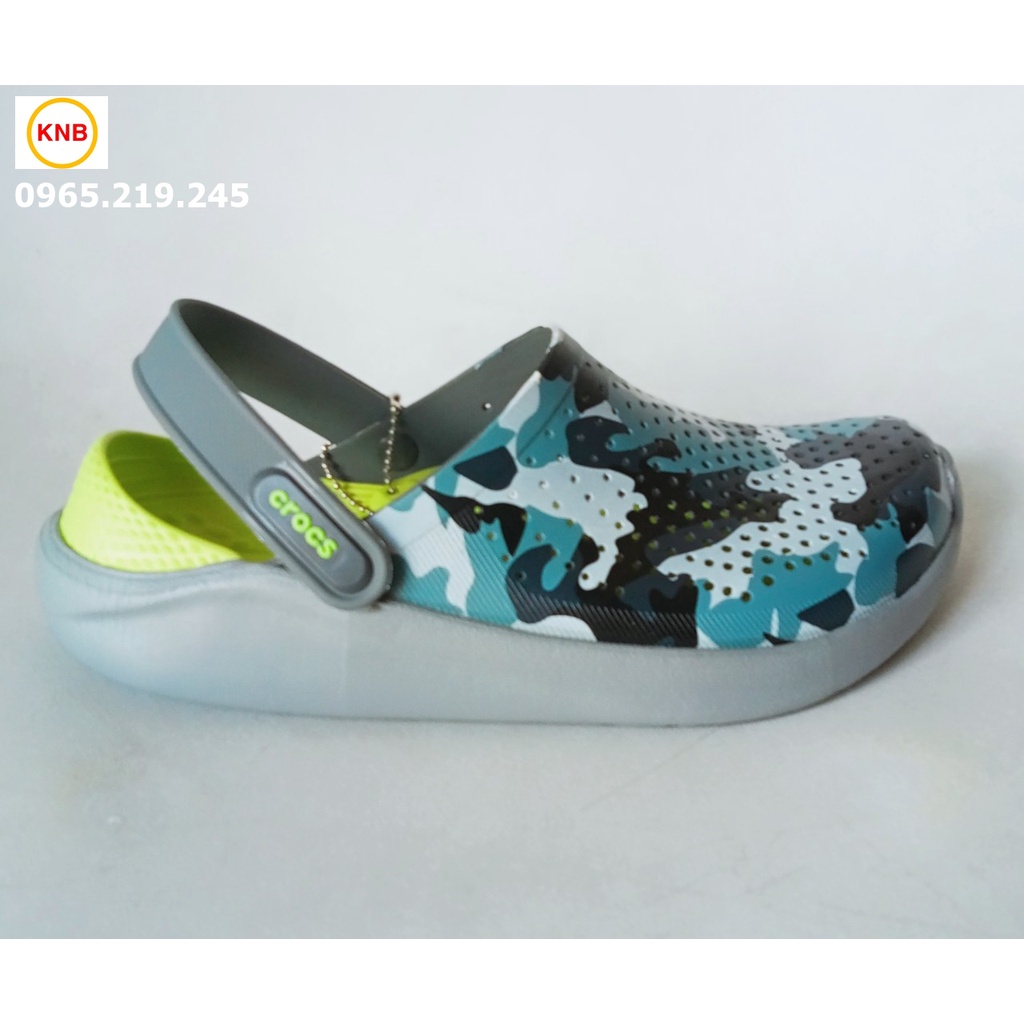 Dép sục cross literide camo nam nữ mẫu mới -FREESHIP + Hàng loại 1- Dép Quai Ngang Nam Nữ bít đầu vẩy sơn lót vàng