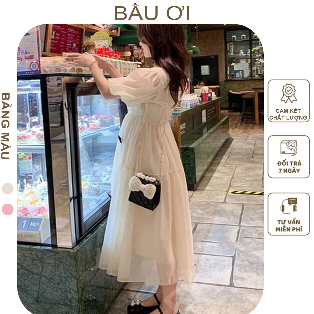 [BAUOI V01] VÁY BẦU CÔNG SỞ - ĐẦM BẦU DỰ TIỆC MÙA HÈ SANG CHẢNH THIẾT KẾ BIG SIZE ĐẸP XINH CHO CÁC MẸ BẦU