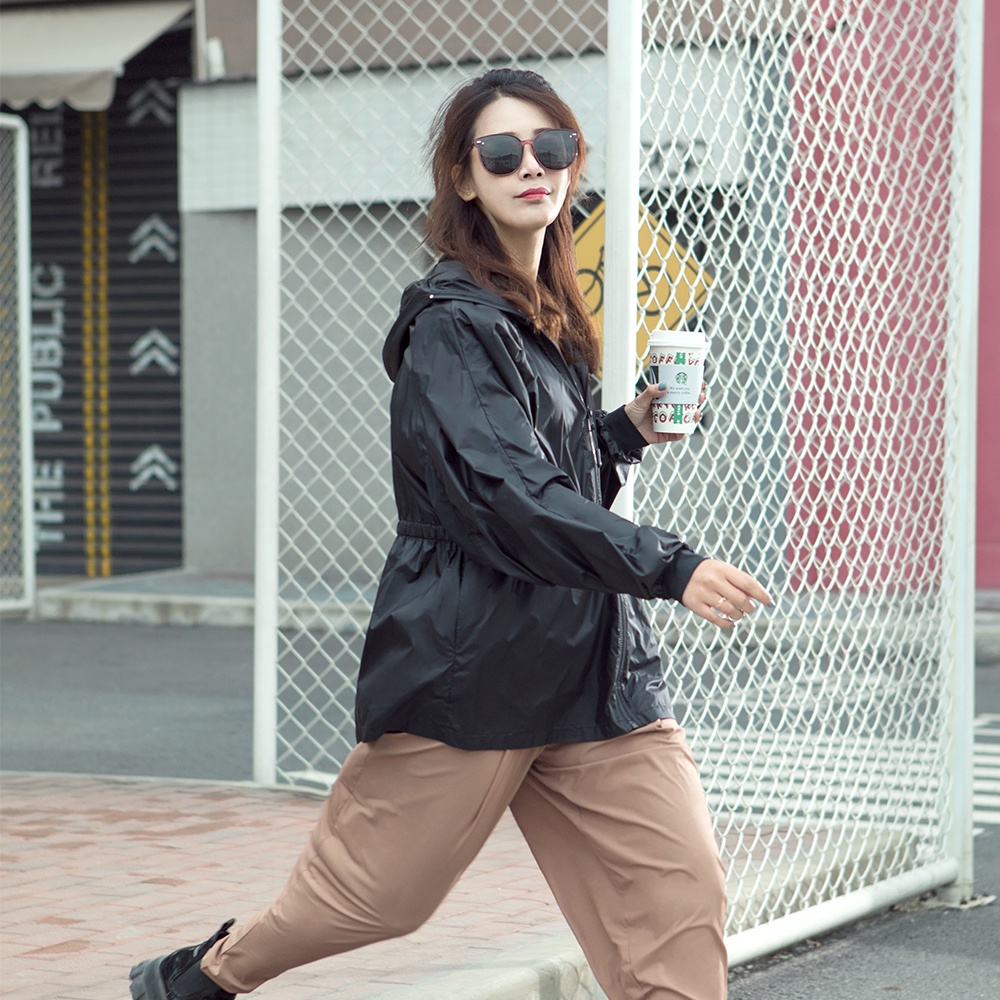 Áo khoác thể thao OHSUNNY chống tia cực tím thoáng khí có mũ trùm tiện lợi