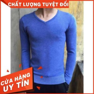 [HOT 2020]Áo len nam cổ tim sợi pha cotton - xuongaolen.com