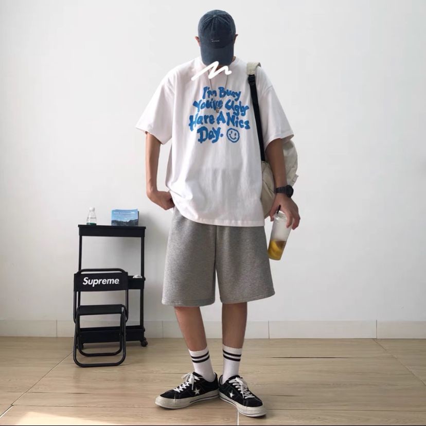 Áo Thun Tay Lỡ I'm Busy - Cotton Form Rộng Freesize Unisex Nam Nữ | Đầy Đủ Hình Ảnh | 1999 Brand | BigBuy360 - bigbuy360.vn