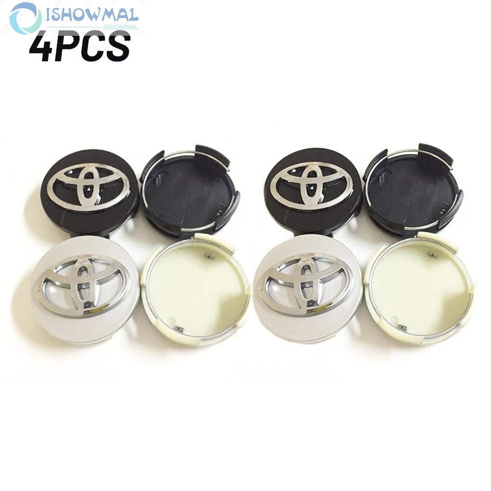 Set 4 Nắp Chụp Mâm Bánh Xe Hơi Toyota 62mm