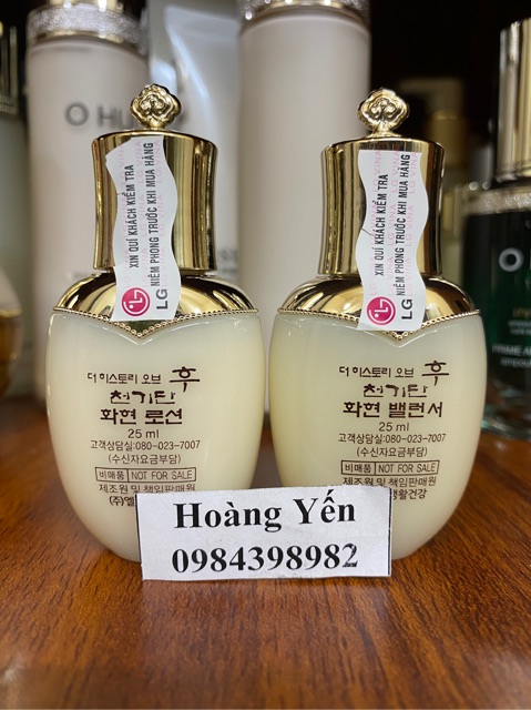 Cặp Nước Hoa Hồng + Sữa Dưỡng Whoo Tái Sinh 25ml