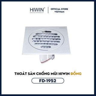 Thoát sàn chống mùi hôi đồng mạ crom cao cấp Hiwin FD-1952