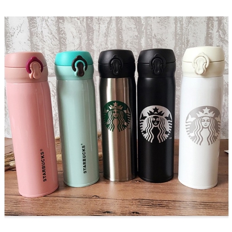 Bình giữ nhiệt họa tiết STARBUCKS 500ML nhiều màu tùy chọn