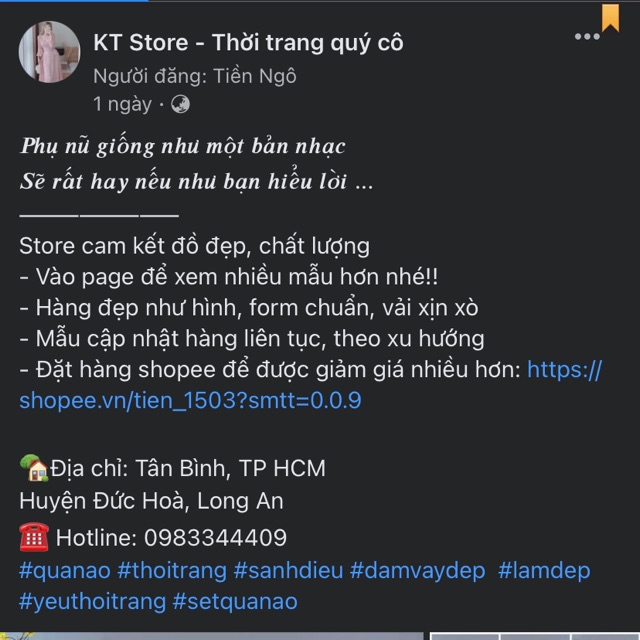 KT Store - Thời trang quý cô