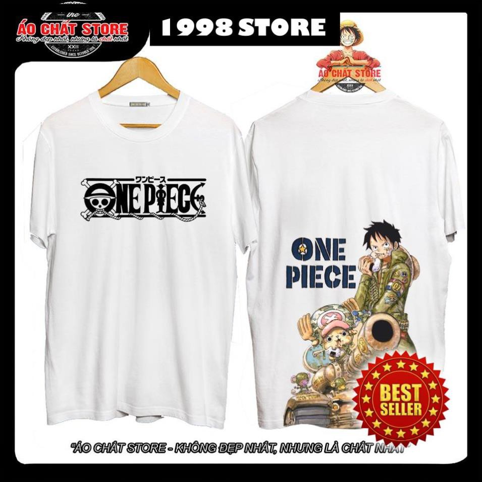 (Siêu Độc) Áo Thun One Piece LUFFY vs TONY CHOPPER Quân Đooij Cực Chất | Áo LUFFY - TONY WANO Đảo Hải Tặc Đẹp OP161