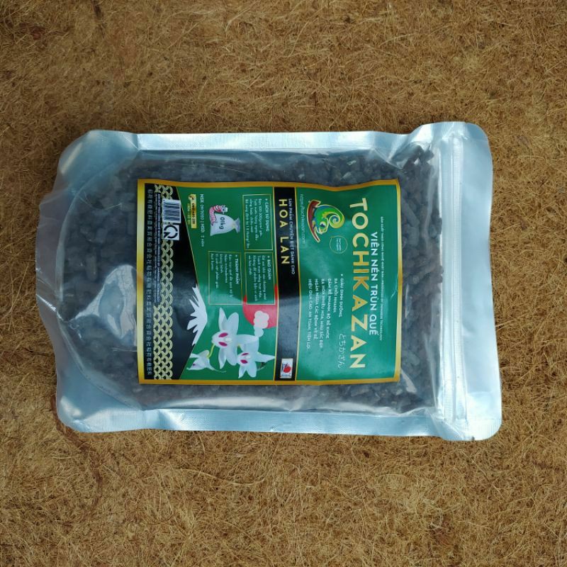 Phân trùn quế nén cao cấp gói 1kg dùng cho hoa lan, hoa hồng và hoa trồng chậu