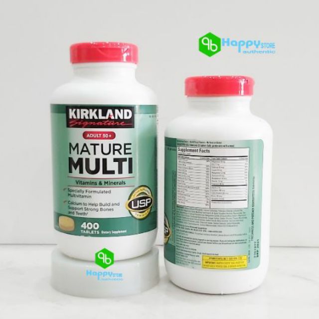 💊💊 ( Thanh Lý Cận Date ) Viên Uống Bổ Sung Vitamin Tổng Hợp Kirkland Signature Mature Multi , 400v, Mỹ , 50+ 💊💊 | WebRaoVat - webraovat.net.vn