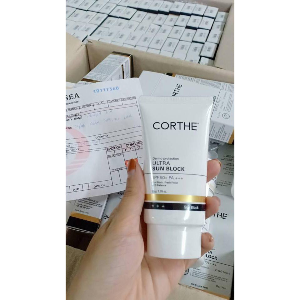 Kem chống nắng vật lý Corthe Hàn Quốc