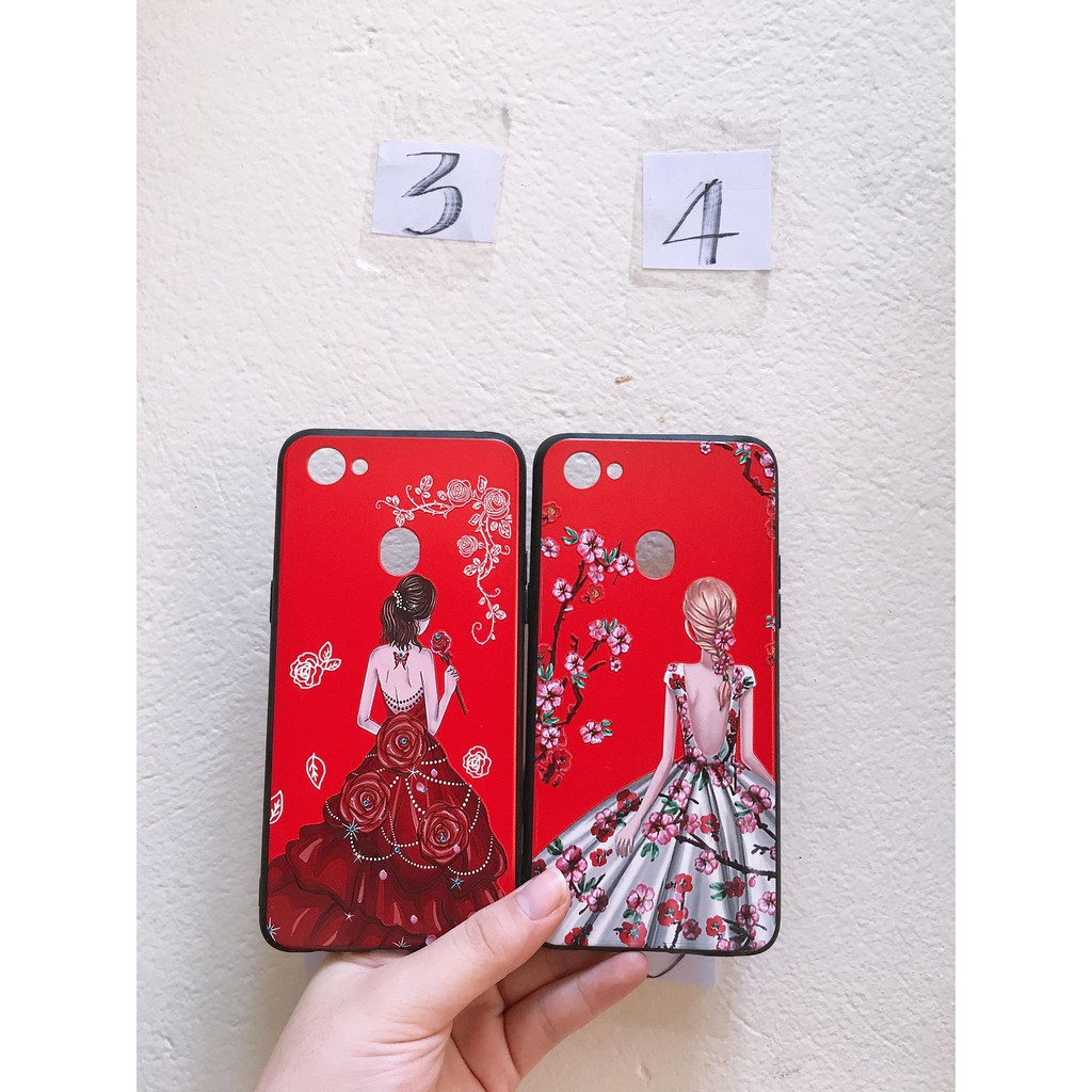 Ốp lưng cô gái quay lưng viền dẻo cho OPPO F7
