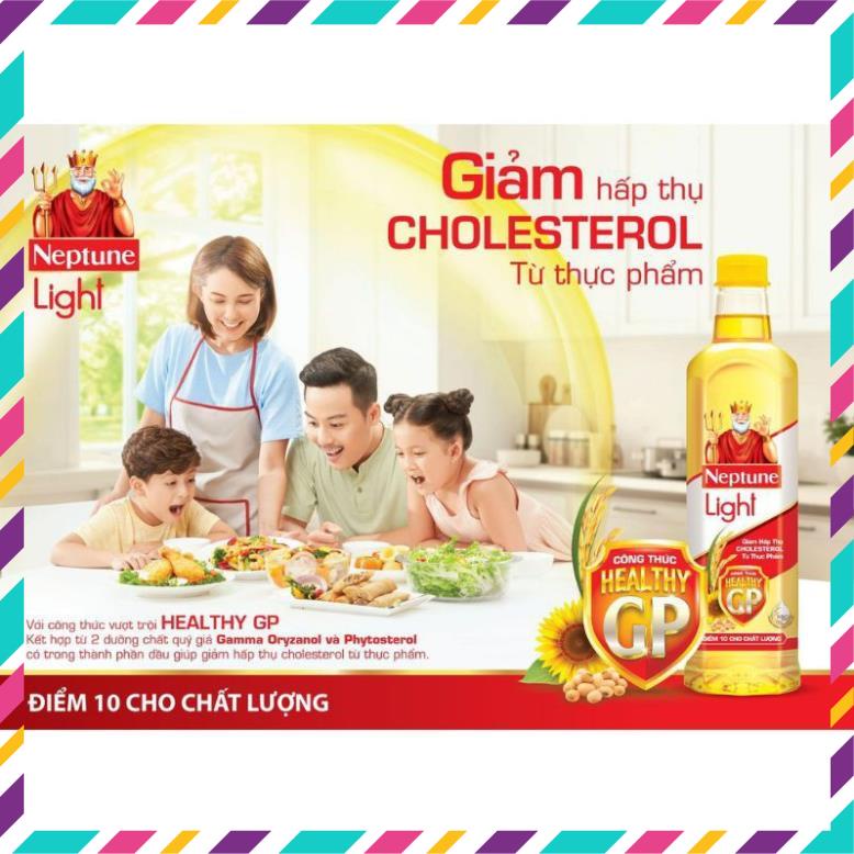 Dầu ăn cao cấp Neptune Ligh / mezan  / freda 1 lít