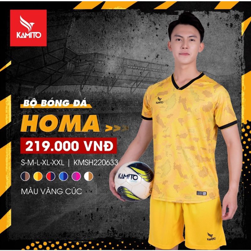 BỘ QUẦN ÁO BÓNG ĐÁ HOMA - KAMITO 2022