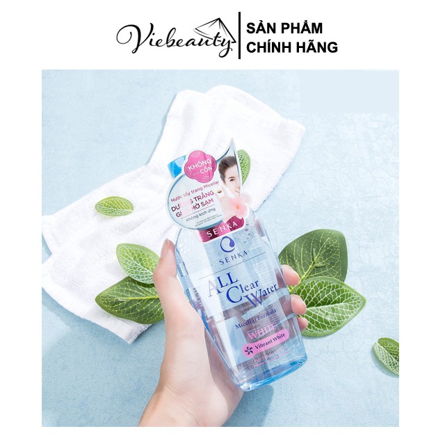 Nước Tẩy Trang Dưỡng Trắng Senka Micellar All Clear Water White 230ml - Viebeauty | BigBuy360 - bigbuy360.vn