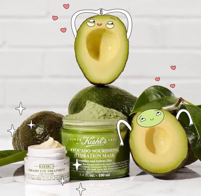 MẶT NẠ BƠ KIEHL’S AVOCADO NOURISHING HYDRATION MASK