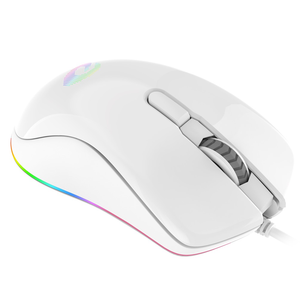 Chuột Gaming DareU EM908 White/ Artic LED RGB, BRAVO SENSOR