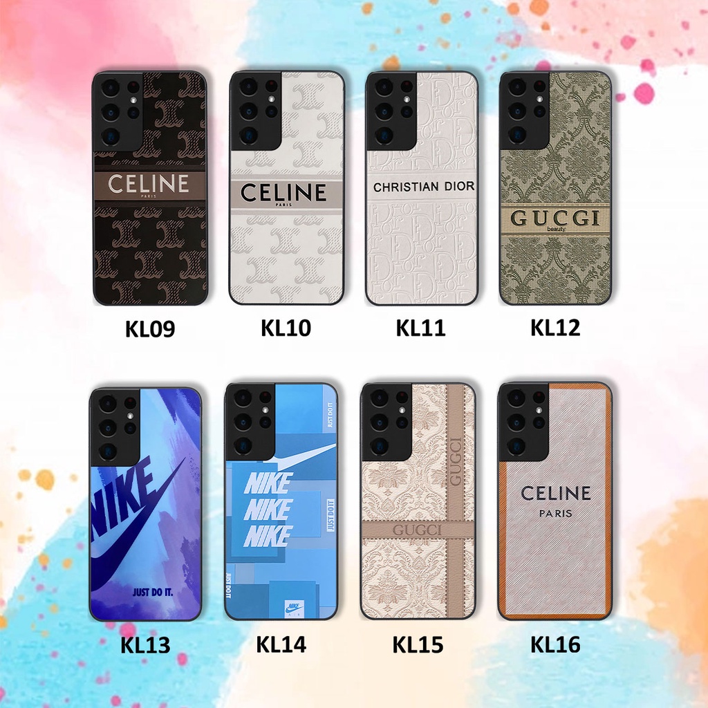 Ốp Samsung S21 Ultra thương hiệu ni.ke guc.ci ce.line di.or, thời trang, cao cấp