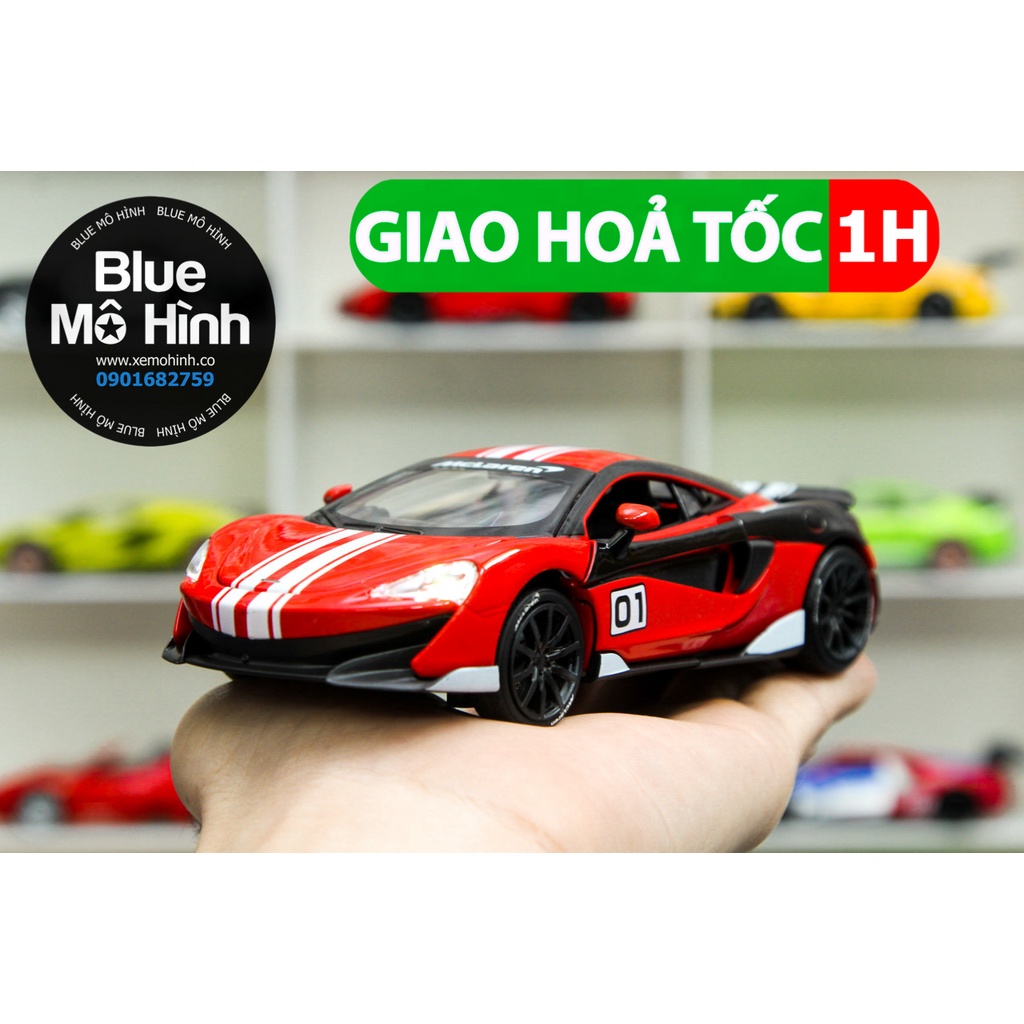 Blue mô hình | Xe mô hình McLaren 600LT tỷ lệ 1:32