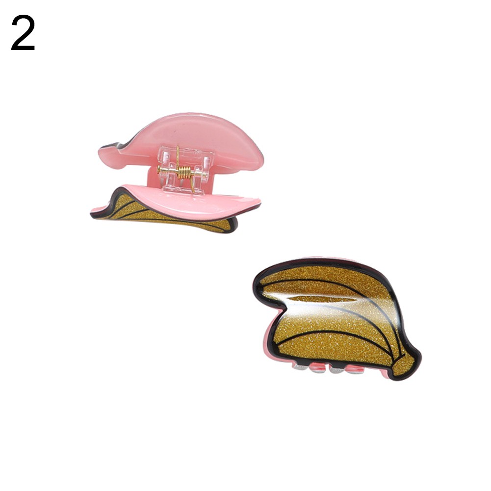 Set 2 Kẹp Tóc Mini Hình Trái Cây Dễ Thương Cho Bé J03