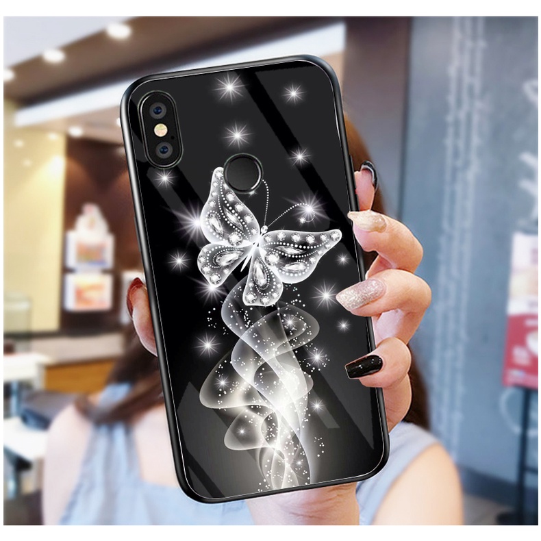 Ốp Lưng XIAOMI NOTE 6 PRO, REDMI 6 PRO, A2 Lite ,Mi 8,MI 8 SE Ốp kính bóng cao cấp mới nhất