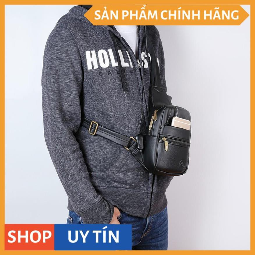 Túi Nam Đeo Chéo Trước Ngực 4U Da Tổng Hợp Nhỏ Gọn BA415 | BigBuy360 - bigbuy360.vn