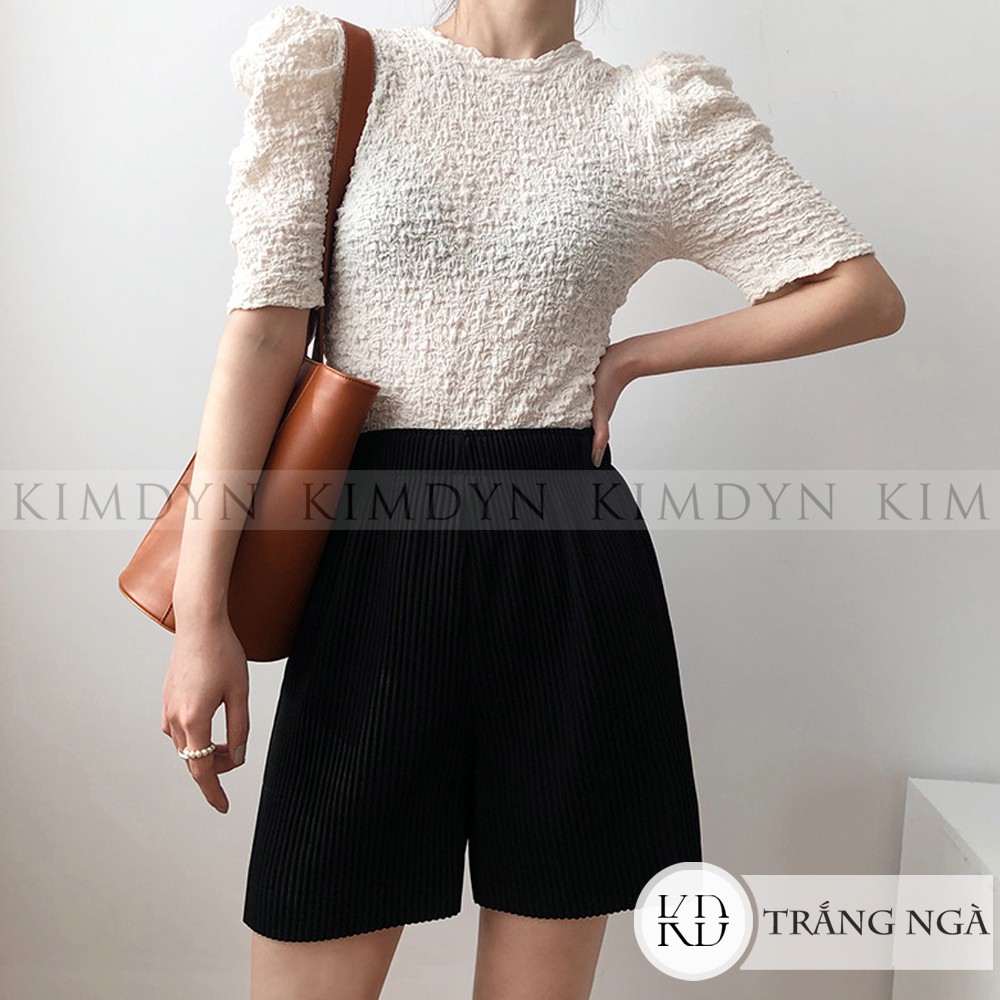 Áo vintage nữ áo kiểu ôm tay lỡ KIMDYN [KDA03]