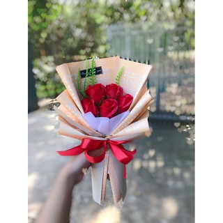 Sỉ 10 bó hoa sáp 5 bôg