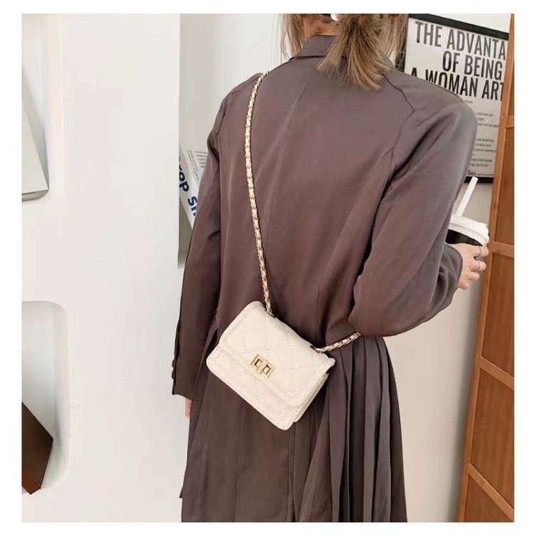 Túi Đeo Chéo Vai Họa Tiết Sọc Ca Rô Màu Xanh Dương 2022 Thời Trang Cao Cấp Cho Nữ