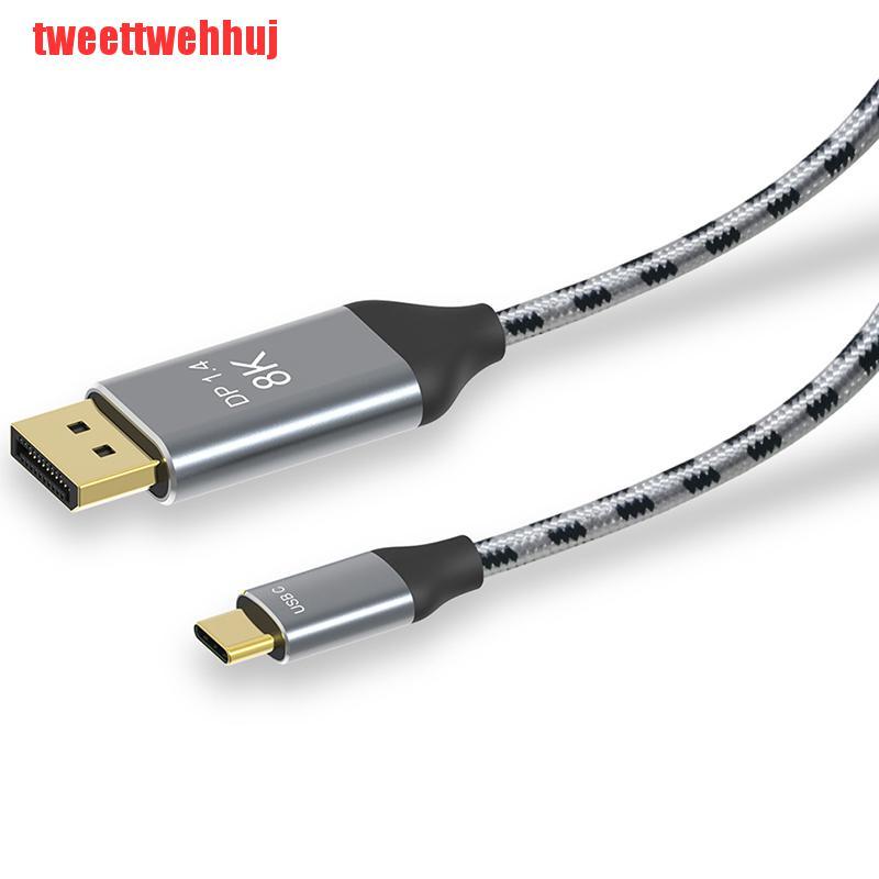 Cáp Chuyển Đổi Usb C Sang Dp1.4 Displayport 8k 30hz 4k 144hz Cho Macpro Display