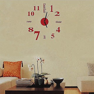 Đồng hồ dán tường  DIY cỡ lớn 100x100 cm