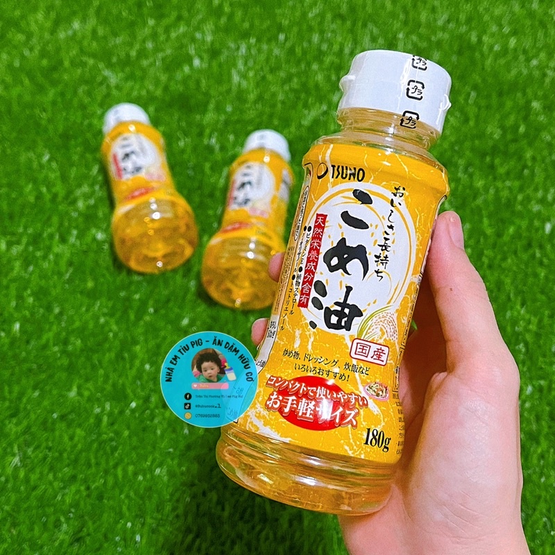 Dầu gạo ăn dặm cho bé Tsuno 180g Nhật Bản cho bé ăn dặm
