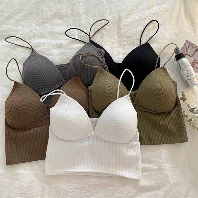 [NEW] ÁO BARA HAI DÂY DỆT KIM QC CHẤT MỀM MỊN CHIZISHOP NHIỀU MÀU CỰC HOT BR100