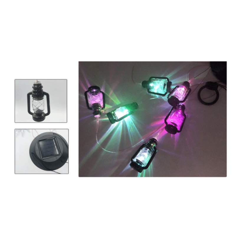 Chuông Gió Đèn Led Nhiều Màu Sắc Sử Dụng Năng Lượng Mặt Trời Jp5