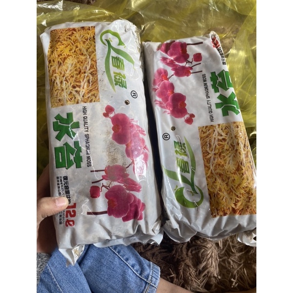 Rêu rừng trồng Lan đã qua xử lý khô đóng gói 200g