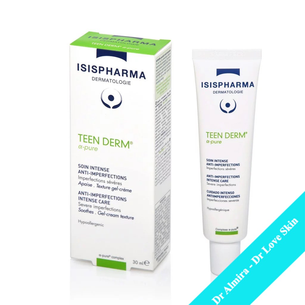 Kem dưỡng chuyên sâu cho da mụn ISIS Pharma Teen Derm a - Pure
