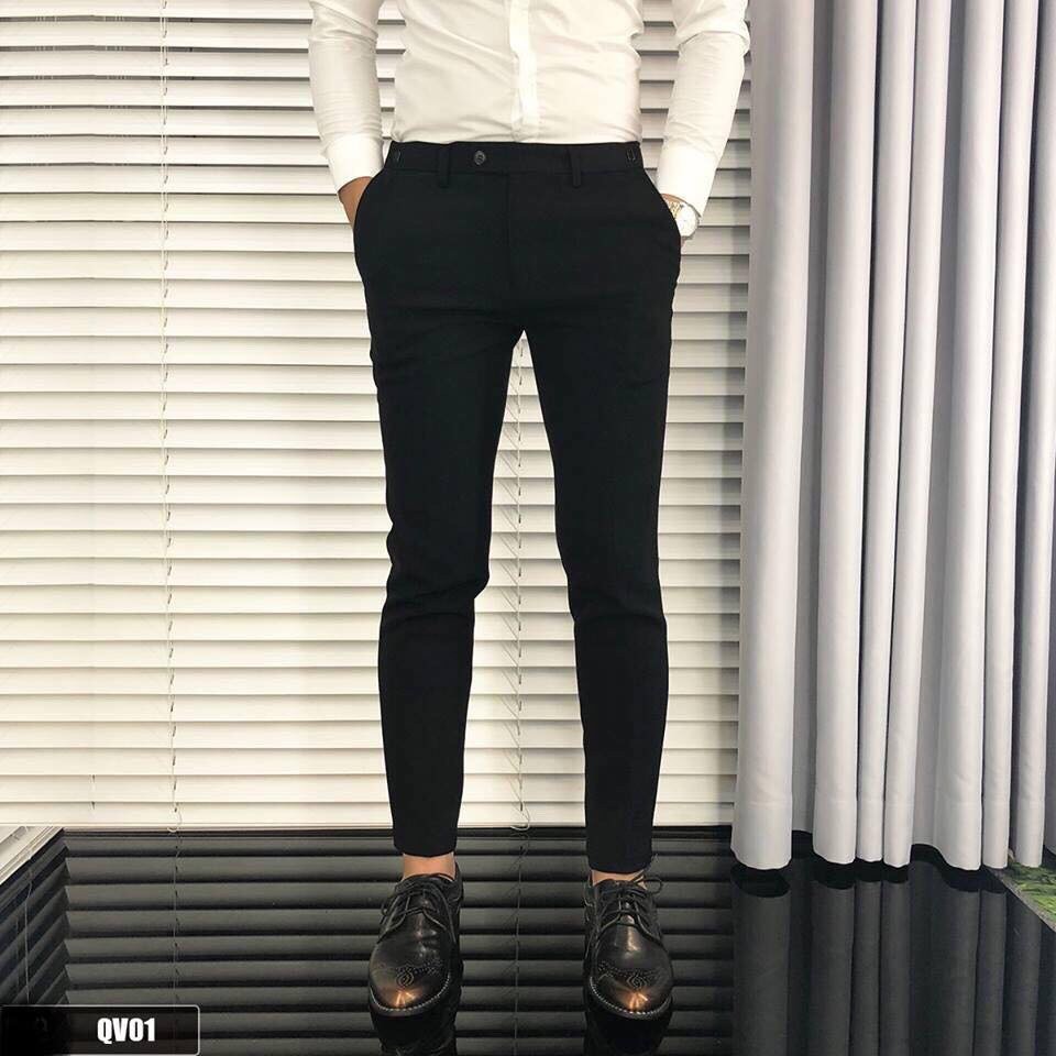 [KHO XẢ XỊN] Quần âu nam cao cấp chất liệu vải Tuyết Hàn, dáng ôm co giãn nhẹ thoải mái QA19 | BigBuy360 - bigbuy360.vn