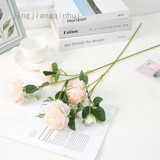 Bó Hoa Mẫu Đơn Giả Bằng Vải Lụa Harmonious999