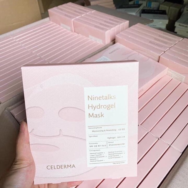 Mặt nạ thạch sinh học Celderma Ninetalks Hydrogel Mask