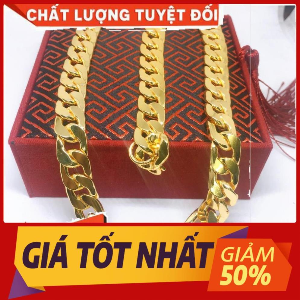 Ảnh thât - Dây Chuyền HIPHOP Mạ Vàng 18k siêu to, Vòng Cổ Nam Phong Cách