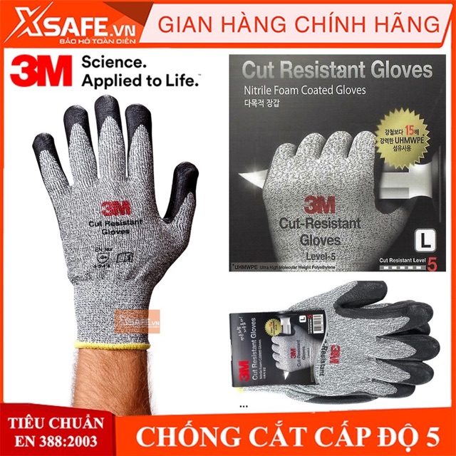 Găng tay chống cắt 3M cấp độ 5