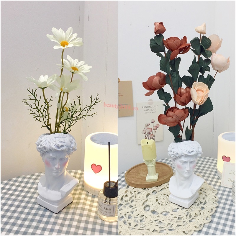 Bình hoa để bàn trang trí phong cách Bắc Âu retro